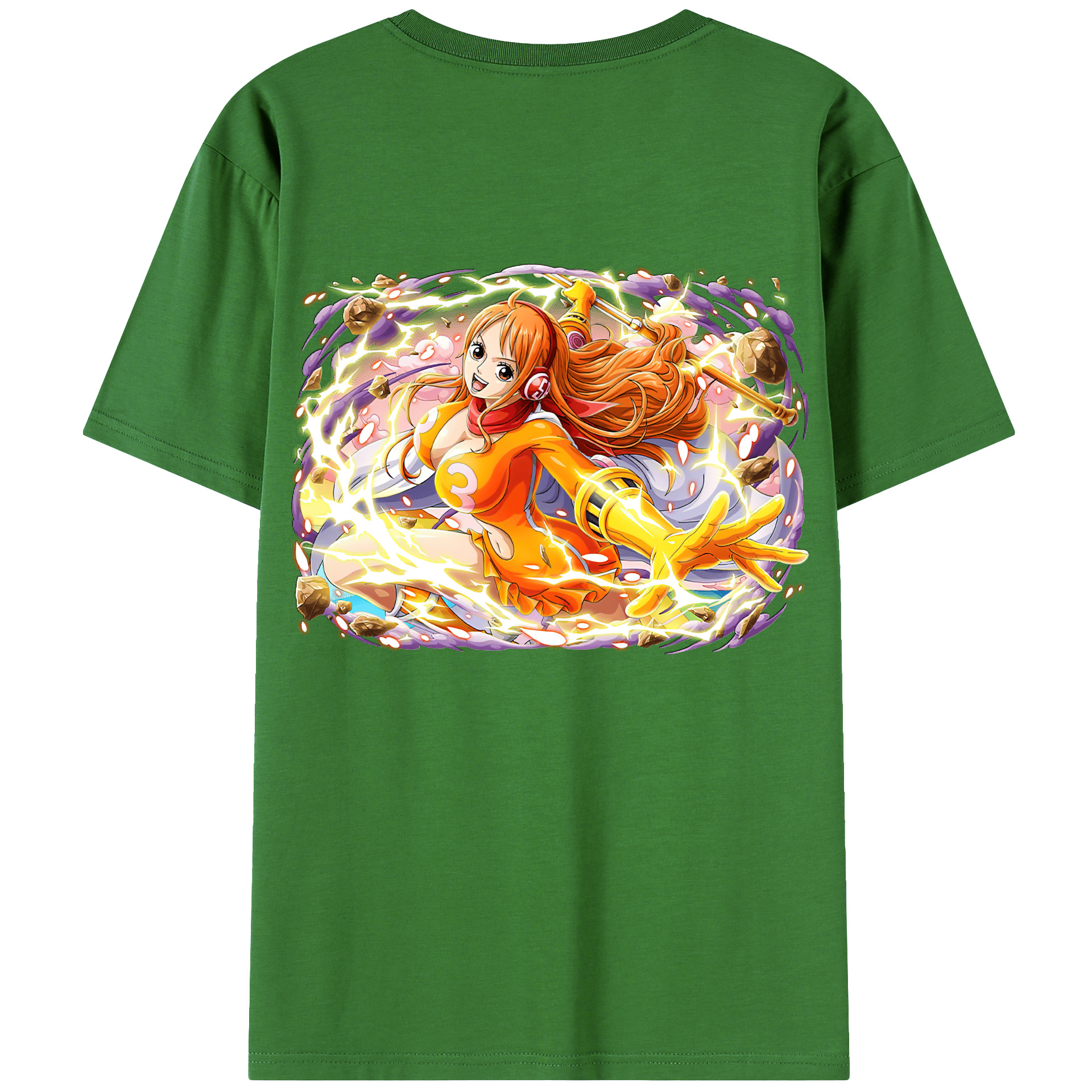 （画像用） ワンピース ナミ ONE PIECE Nami レディース半袖Tシャツ(バックプリント)